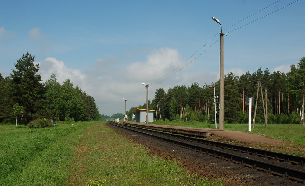 Вид платформы в сторону Витебска