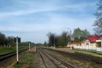 станция Заольша: Вид в направлении Витебска