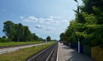 станция Крынки: Вид с 1-ой платформы в сторону Смоленска