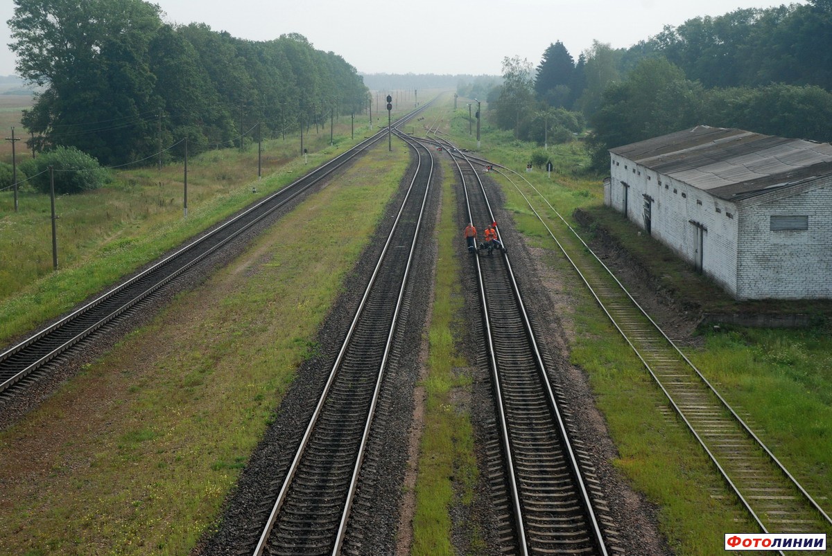 Вид станции в сторону Смоленска