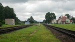 станция Крынки: Вид платформ в сторону Смоленска