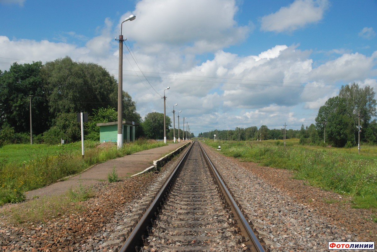 Вид платформы в сторону Витебска