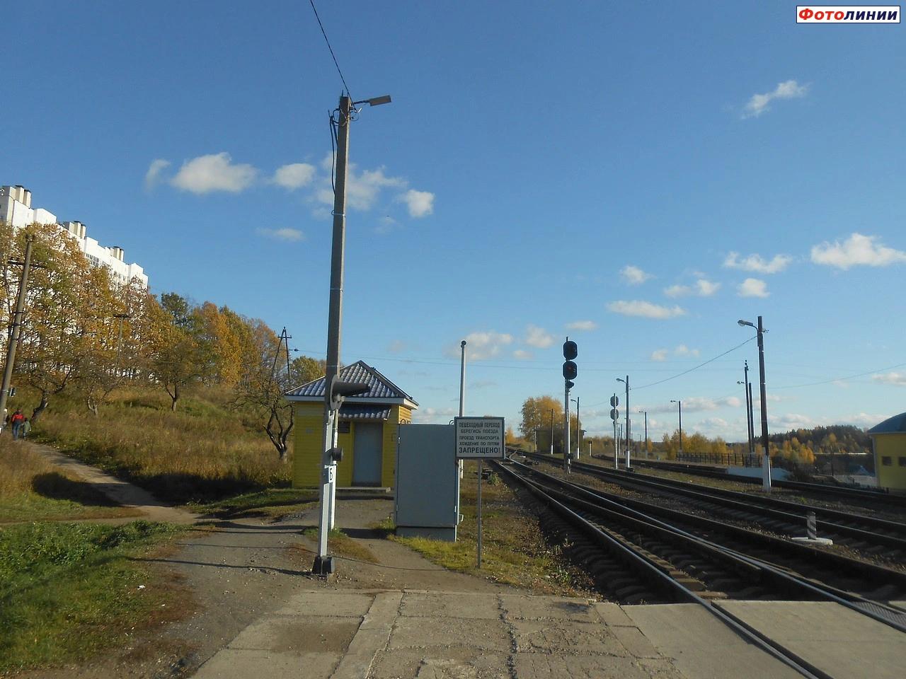 Вид со смоленской платформы в сторону Придвинской и Смоленска