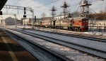 станция Лихоборы: Вид на локомотивное депо Лихоборы с платформы Коптево