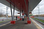 станция Ростокино: Вид платформы в сторону Белокаменной