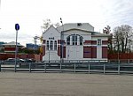станция Пресня: Бывшее пассажирское здание,ныне музей Московской окружной ж.д.,вид со стороны города