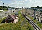 станция Лефортово: Вид из северной горловины в сторону ст. Андроновка и Перово