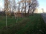 станция Серебряный Бор: Насыпь бывшего соединительного пути на ст. Покровско-Стрешнево, вид в сторону путей МЦК