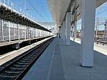 станция Черкизово: Вид с западной платформы в сторону ст. Белокаменная, слева платформы о.п. Локомотив