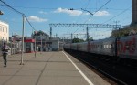 станция Москва-Каланчевская: Вид платформы в сторону Москвы-Курской