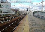 станция Москва-Каланчевская: Вид со второй платформы на север