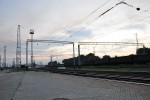 станция Пятихатки: Вид в сторону Пятихаток Стыковых от вокзала