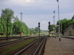 станция Крустпилс: Вид на нечётную горловину в направлении Даугавпилса, Резекне