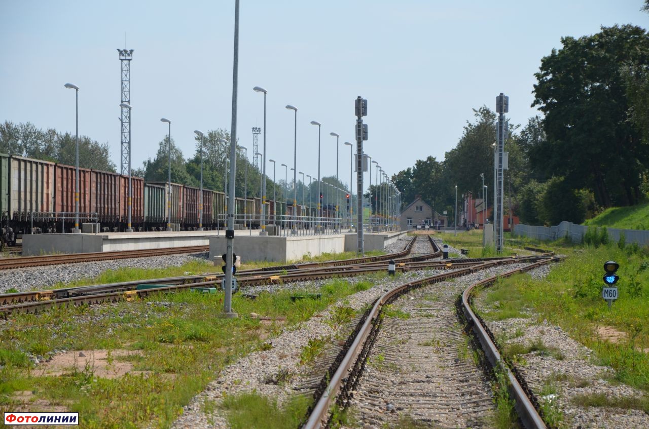 Пассажирские перроны и тупик оборота дизель-поездов