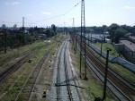 станция Горяиново: Вид в сторону Днепропетровска