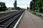 платформа 184 км: Платформа Днепропетровского направления. Вид в сторону Днепропетровска