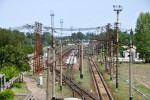 станция Нижнеднепровск-Узел: Чётная горловина парка И, вид в сторону Синельниково