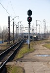 станция Нижнеднепровск-Узел: Маршрутный светофор Н (со стороны Синельниково)