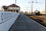 станция Нижнеднепровск-Узел: Южная платформа. Вид в сторону Днепропетровска