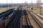 станция Нижнеднепровск-Узел: Парк Г. Вид в сторону Днепропетровска