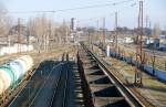 станция Нижнеднепровск-Узел: Парк И. Вид в сторону Синельниково