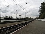 станция Нижнеднепровск: Вид в сторону ст. Нижнеднепровск-Узел
