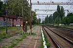 платформа 184 км: Платформа Днепровского направления, вид в сторону Каменского