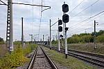 станция Запорожье-Каменское: Входной светофор ЧР (со стороны Романково)