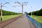 платформа 225 км: Платформа Синельниковоского направления. Вид в сторону Синельниково