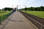 платформа 225 км: Платформа Синельниковского направления. Вид в сторону Днепропетровска