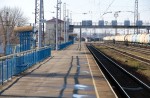 платформа Депо-Узел: Южная платформа. Вид в сторону Днепропетровска