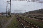 станция Вишневецкое: Вид в сторону Синельниково