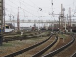 станция Синельниково I: Вид в чётном направлении