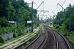 платформа 1101 км (Искра): Вид в сторону Запорожья, платформа Синельниковского направления