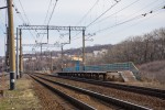 платформа Дачная (1143 км): Посадочная платформа запорожского направления, вид в сторону Запорожья