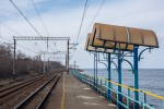 платформа Дачная (1143 км): Вид в сторону Мелитополя