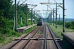 платформа 1123 км: Платформа Запорожского направления, вид в сторону Фёдоровки