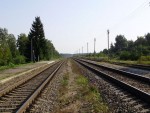 станция Даугава: Вид в сторону Крустпилса