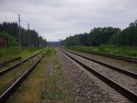 станция Гароза: Вид в сторону Елгавы