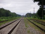 станция Гароза: Вид в направлении Крустпилса