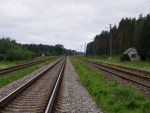 станция Залите: Вид в направлении Елгавы