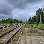 станция Тауркалне: Вид в сторону Елгавы