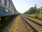 станция Владиславовка: Вид в сторону Керчи