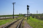 путевой пост 3 км: Маршрутный светофор НК, вид в сторону Владиславовки