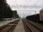 станция Бахчисарай: Вид в сторону Севастополя