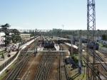 станция Симферополь: Вид станции с пешеходного моста
