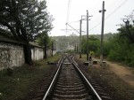 станция Севастополь: Нечётная горловина, вид в сторону тупика