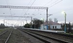 станция Ефремовская: Вид в сторону Симферополя