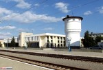 станция Евпатория-Курорт: Западное крыло вокзала и водонапорная башня