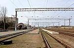 станция Евпатория-Товарная: Платформы. Вид в сторону Евпатории-Курорт